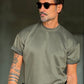 T SHIRT VERDE BOSCO OVER FIT
