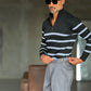 WHITE VISCOSE TROUSERS WITH REGULAR BOTTOM