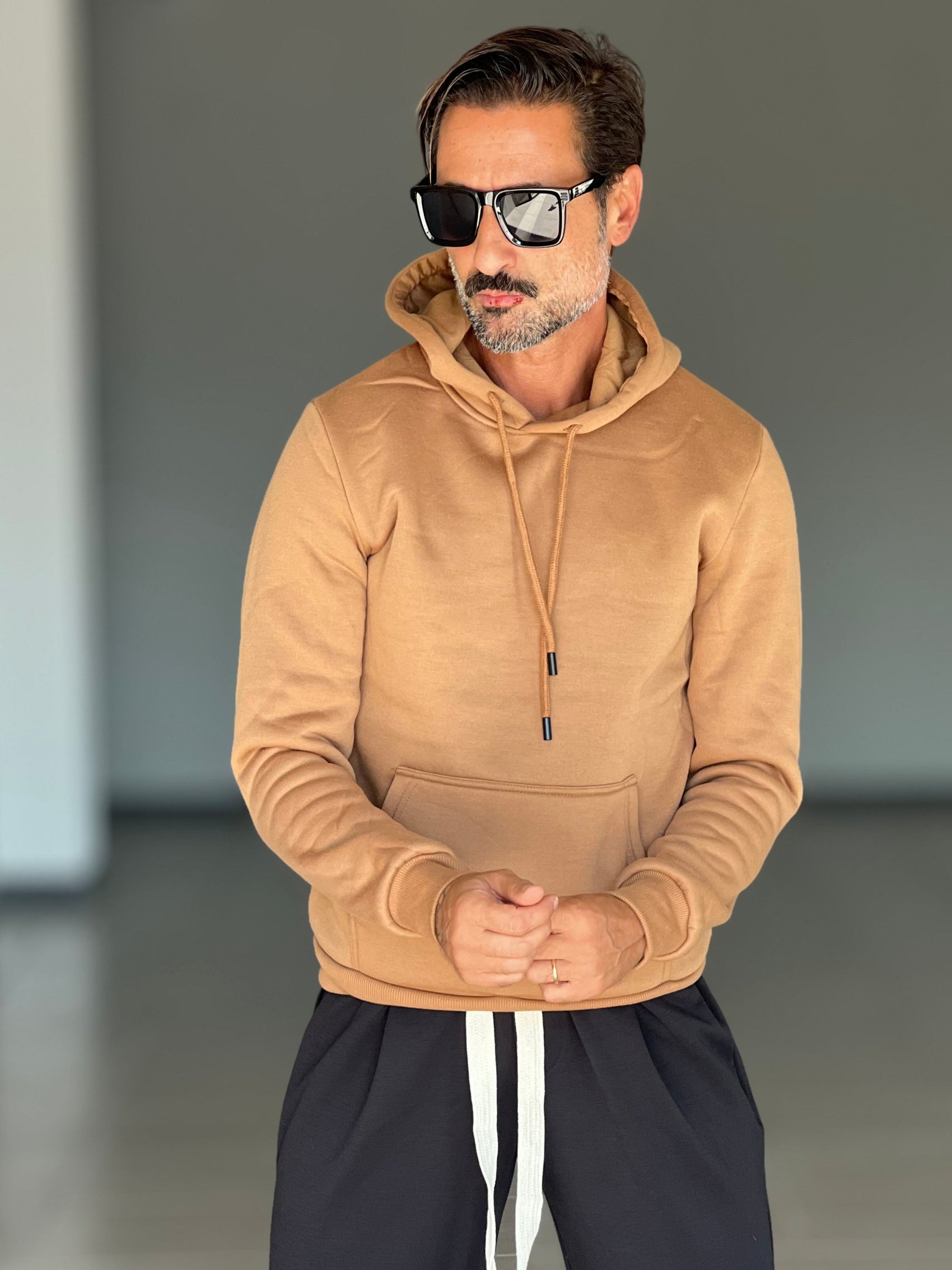 FELPA CARAMELLO CAPPUCCIO