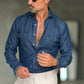 CAMICIA DEPOT  DENIM LAVAGGIO MEDIO  TEXANA