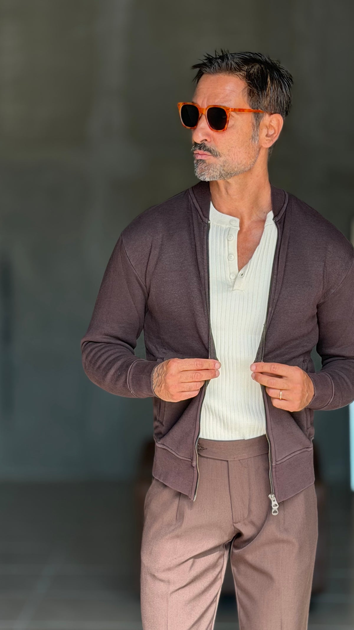 ECORENNA ECRU' BOMBER JACKET
