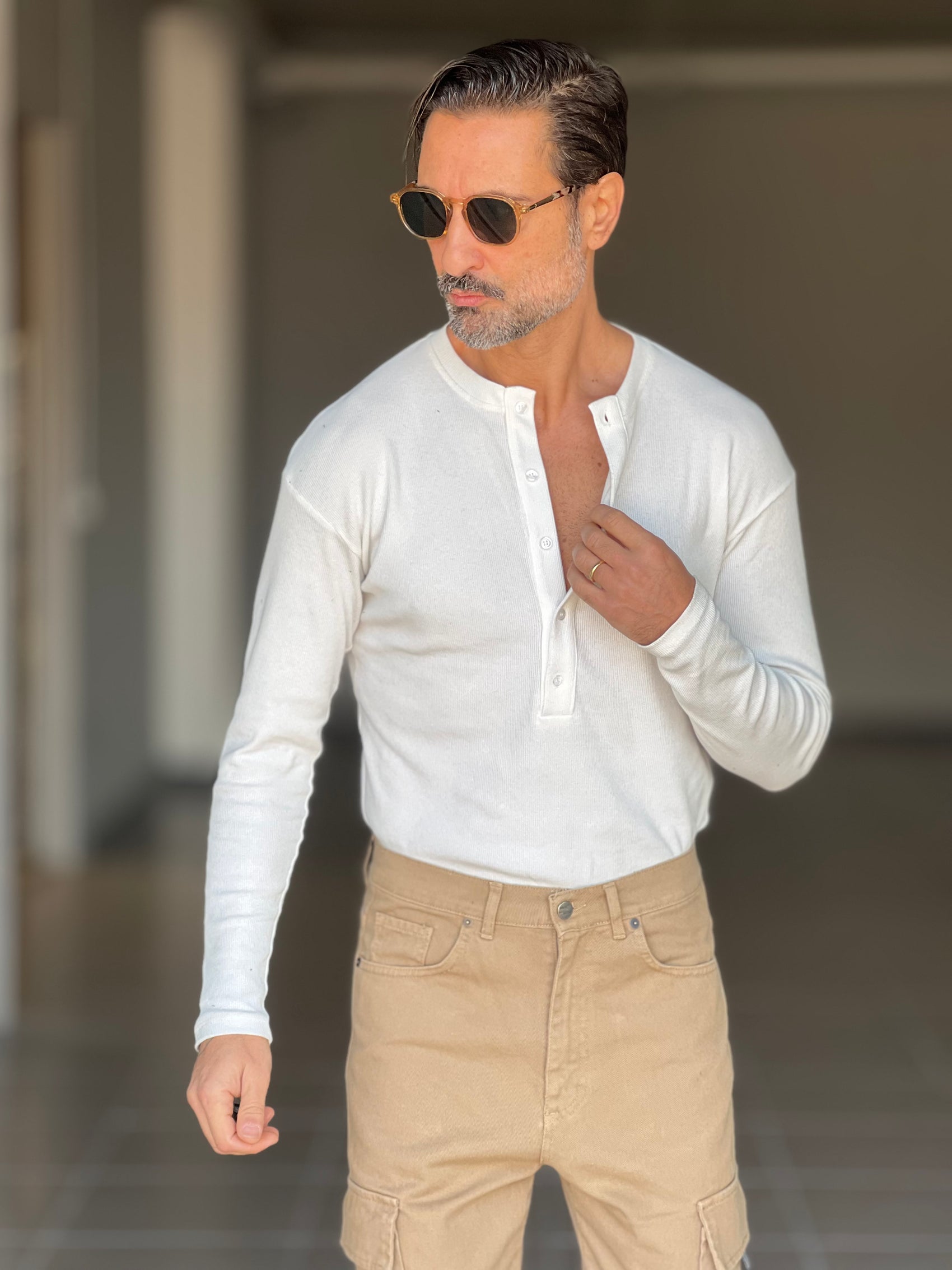 **SERAFINO  BIANCO  MAGLIA  COTONE