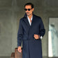 CAPPOTTO  DOPPIPETTO BLU OVER FIT  ALTATENSIONE
