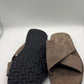 DOUBLE BUCKLE BLACK SUEDE LOAFERS