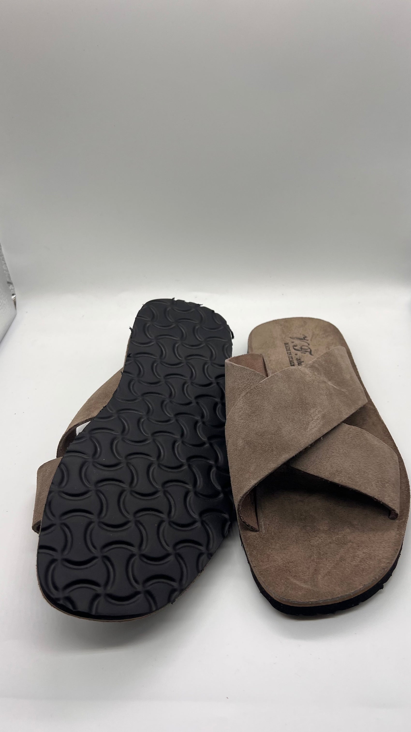 DOUBLE BUCKLE BLACK SUEDE LOAFERS
