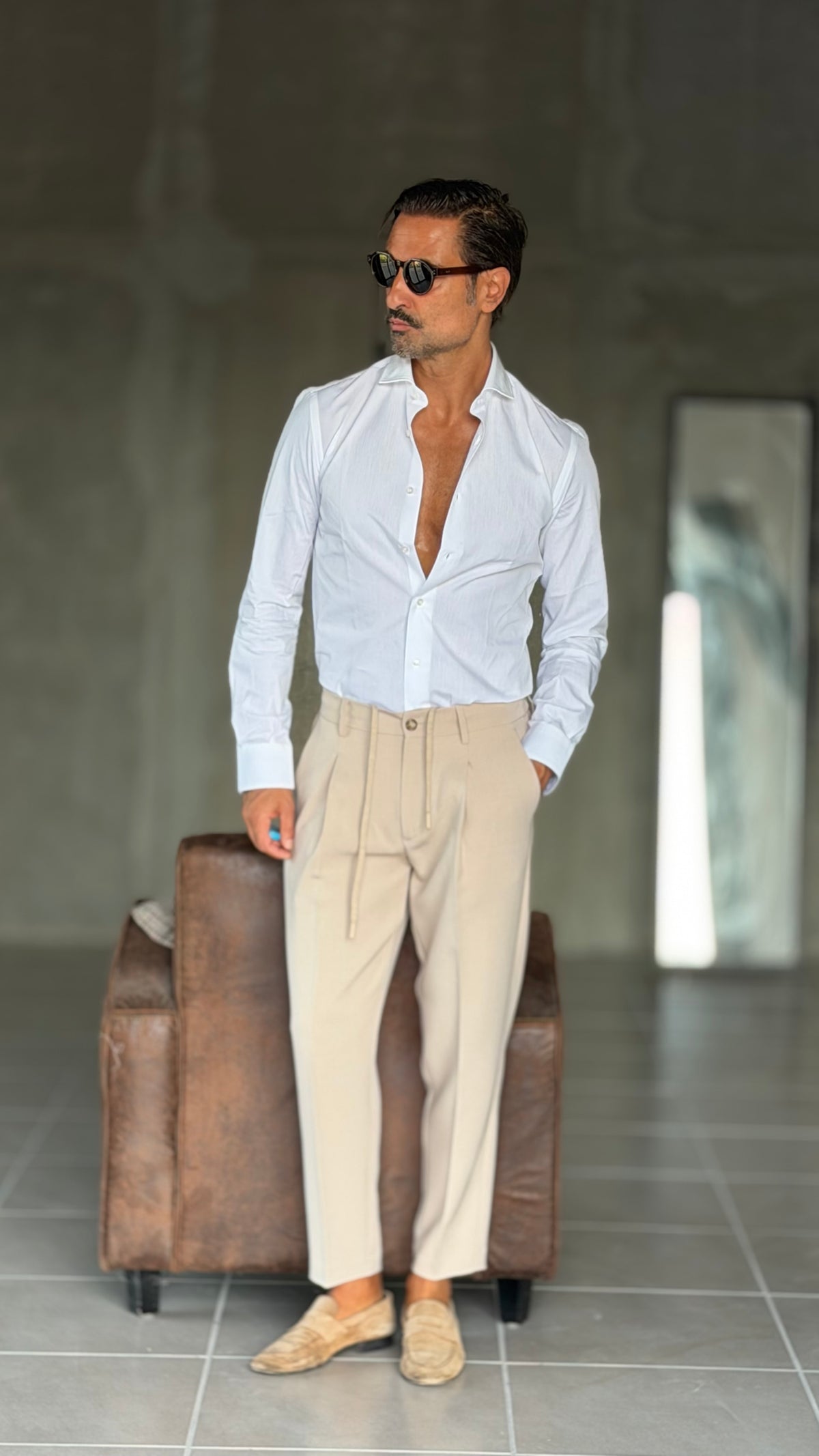 PANTAMOLLA BEIGE LACCIO INTERNO VISCOSA E MISTI