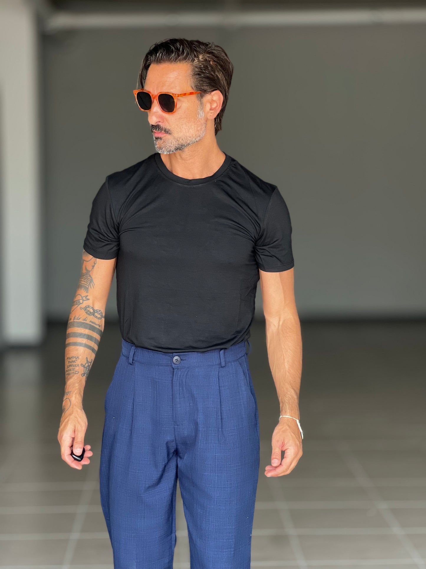 BOAT NECK T SHIRT