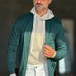 WHITE VISCOSE TROUSERS WITH REGULAR BOTTOM