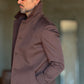 BLUE HIGH NECK COAT