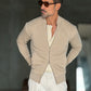 BOMBER FELPA BEIGE  IMBOTTITO