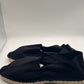 DOUBLE BUCKLE BLACK SUEDE LOAFERS