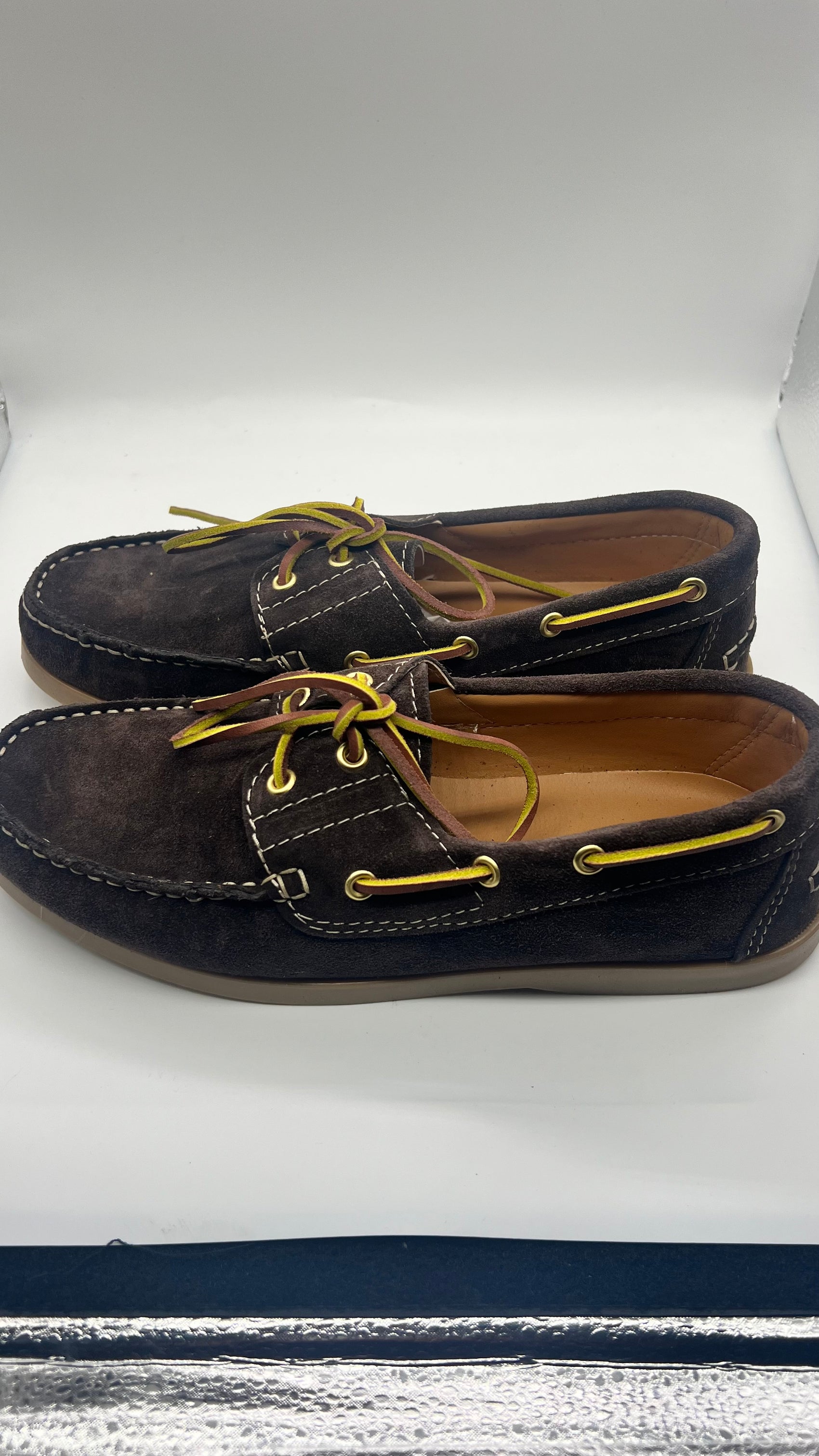 DOUBLE BUCKLE BLACK SUEDE LOAFERS