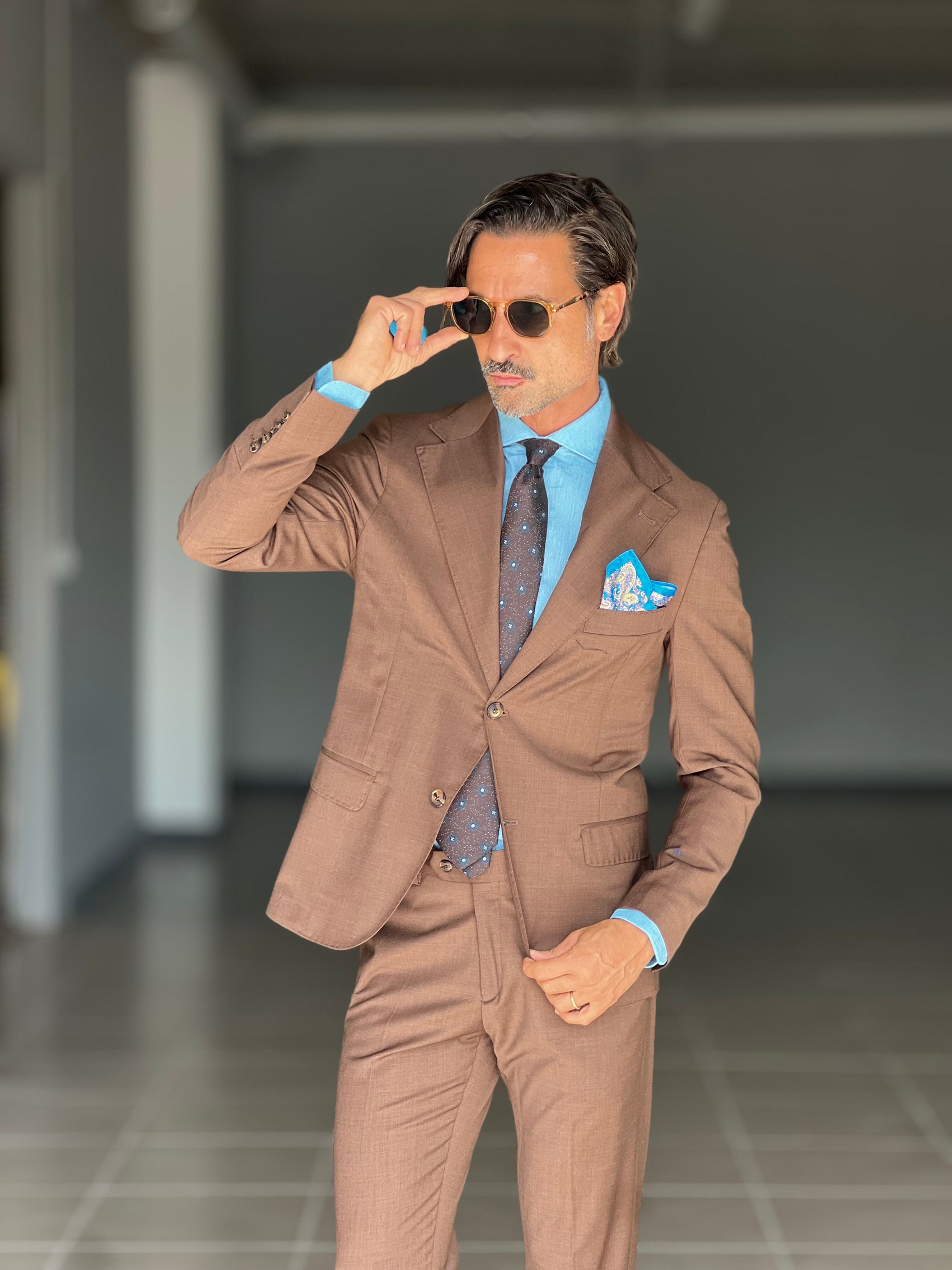 ABITO  MORO MONOPETTO LANA ESTIVA E MISTI REVER GRANDE 00303