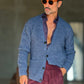 WHITE VISCOSE TROUSERS WITH REGULAR BOTTOM