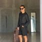 BERMUDA DENIM  NERO 316