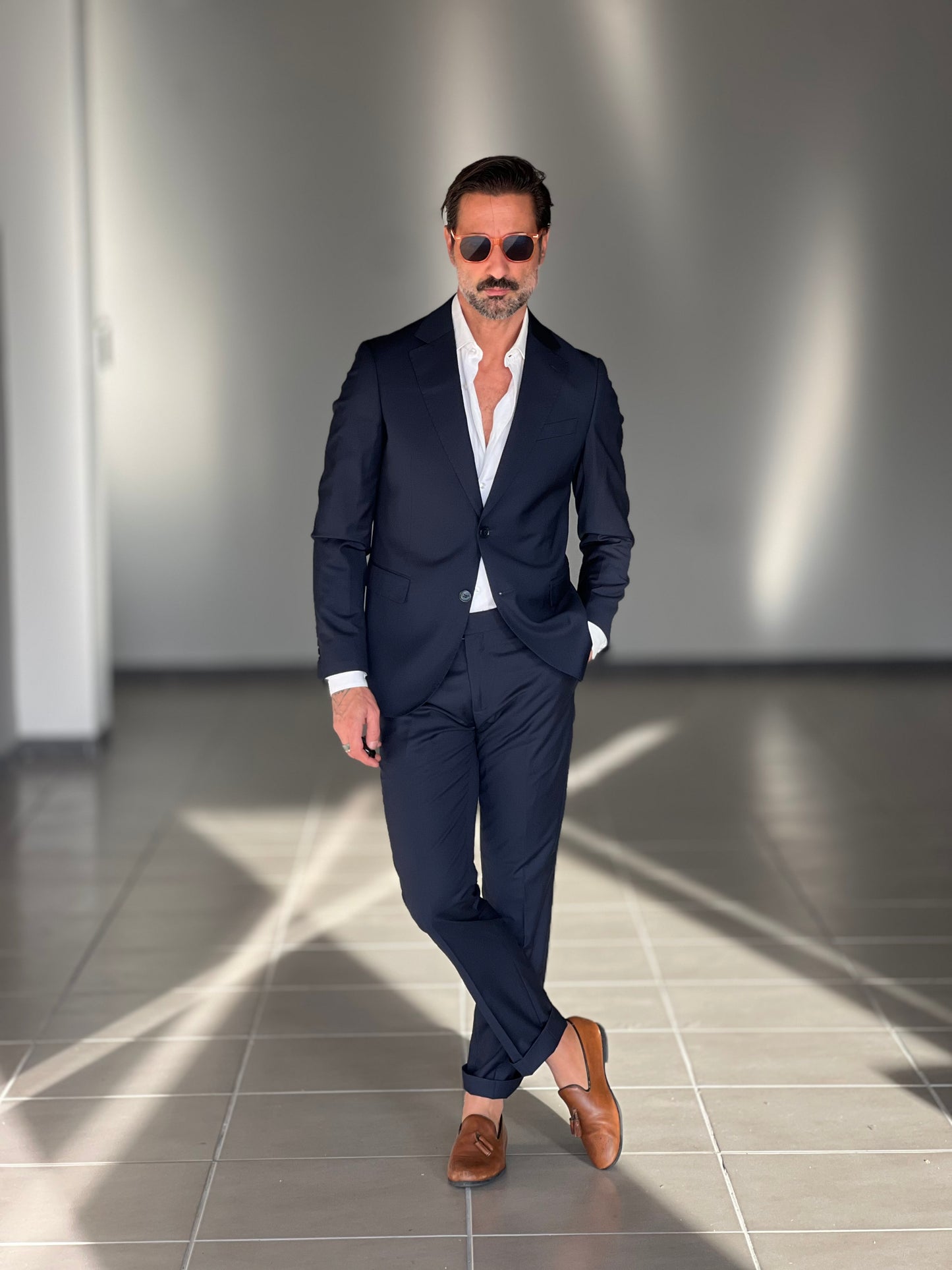 ABITO BLU   MONOPETTO VISCOSA