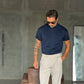 T SHIRT BLU NAVY OVER FIT