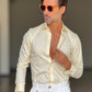 CAMICIA LIMONE EFFETTO MAGLINA TELAMIRA
