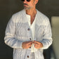 WHITE VISCOSE TROUSERS WITH REGULAR BOTTOM
