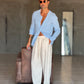 PANTALACCIO  BEIGE LINO
