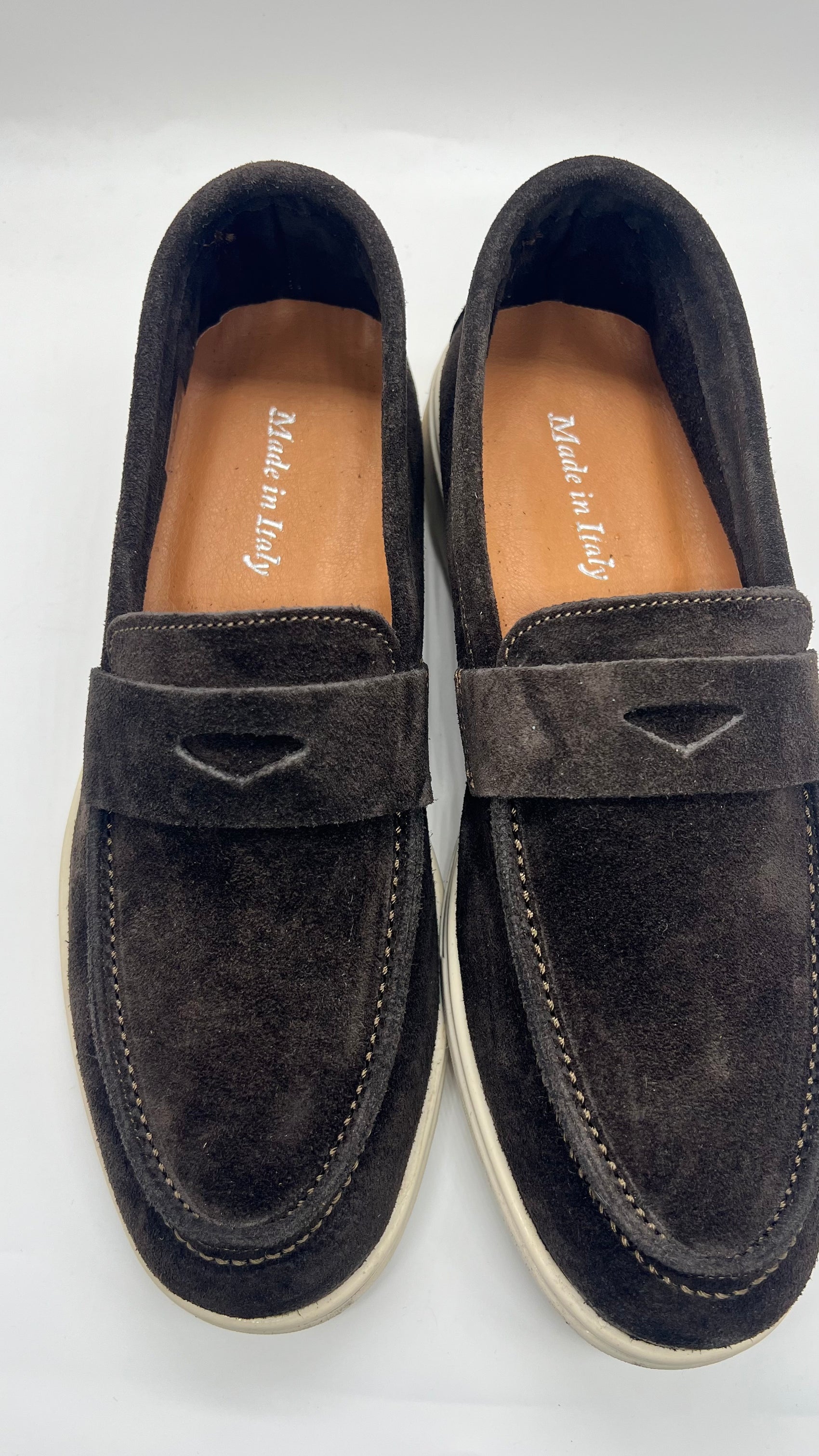 DOUBLE BUCKLE BLACK SUEDE LOAFERS