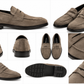 MOCASSINO TAUPE CAMOSCIO  PELLE LAVORATA