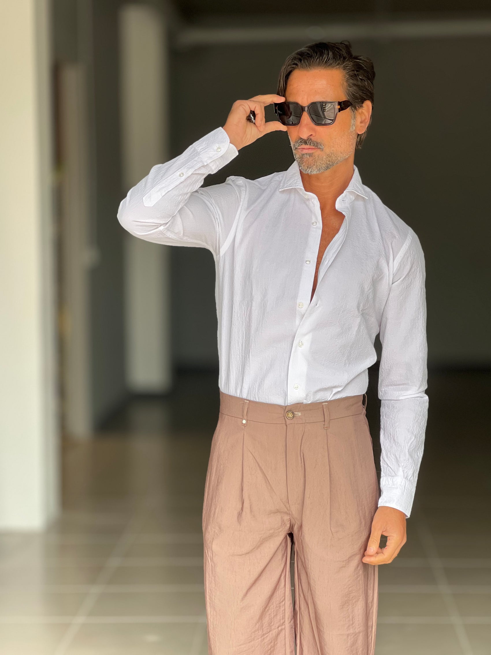 CAMICIA DEPOT BIANCA CLO CLO COTONE DOPPIO RITORTO