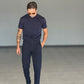 *PANTALONE  BLU NAVY  GABARDINE DI COTONE