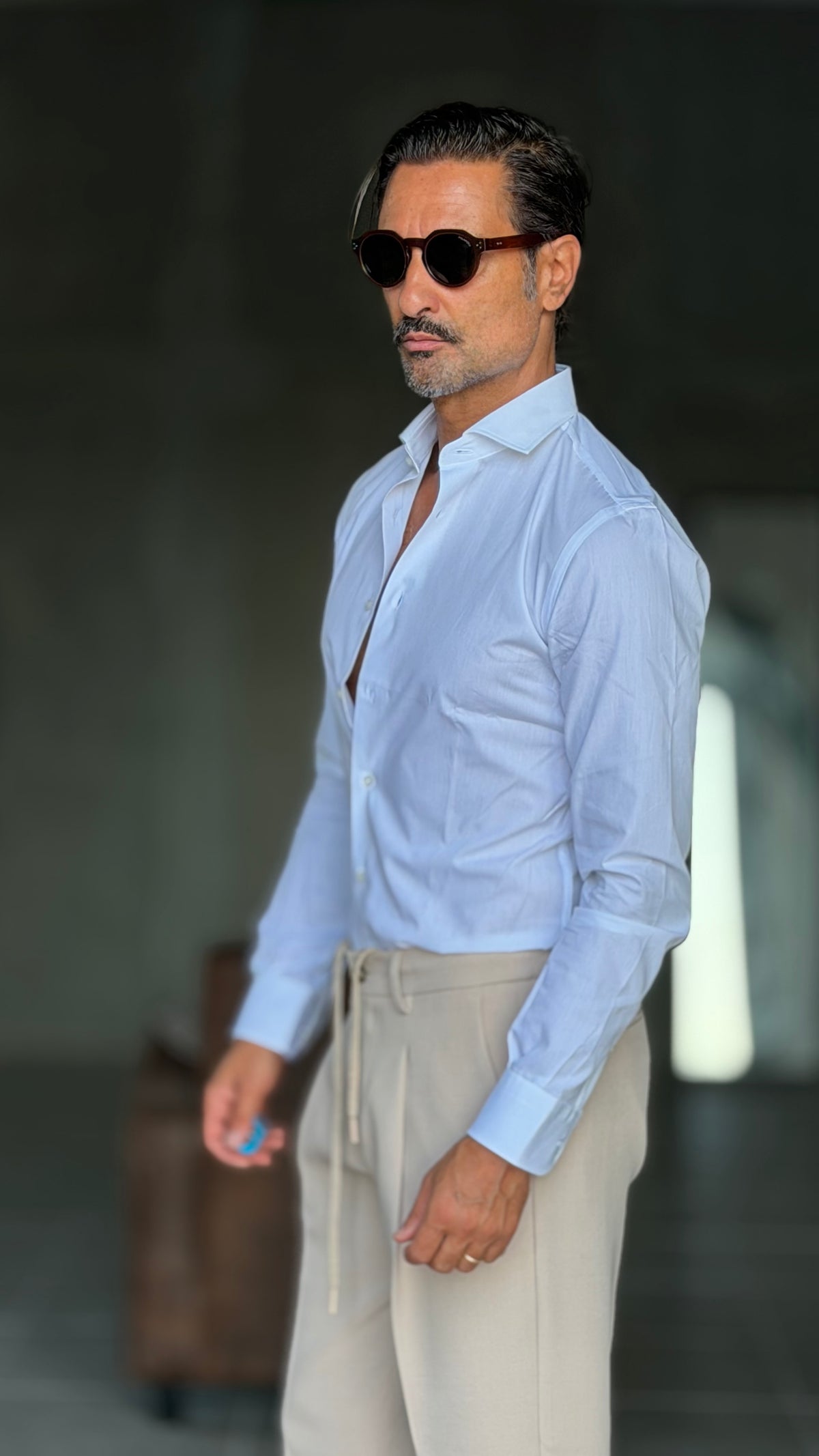 CAMICIA  DEPOT BIANCO COTONE DOPPIORITORTO