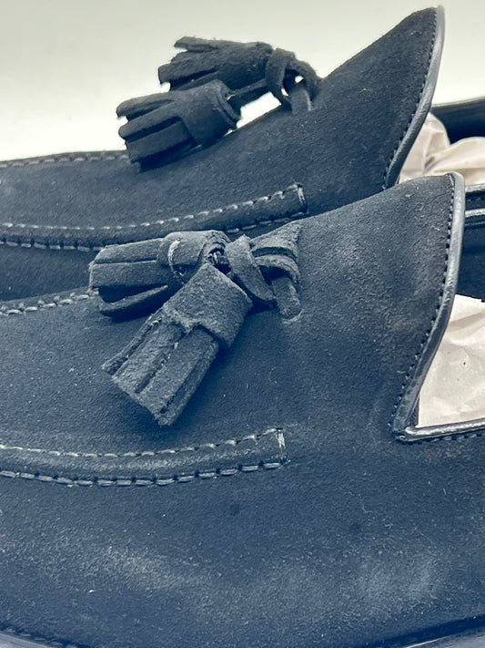 MOCASSINO CAMOSCIO NERO NAPPINA