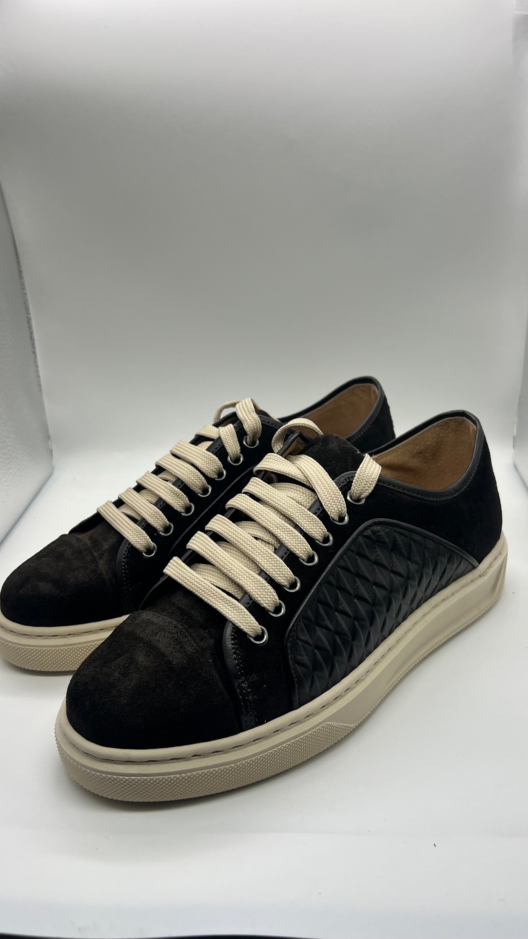 SNEAKER MORO PELLE E CAMOSCIO