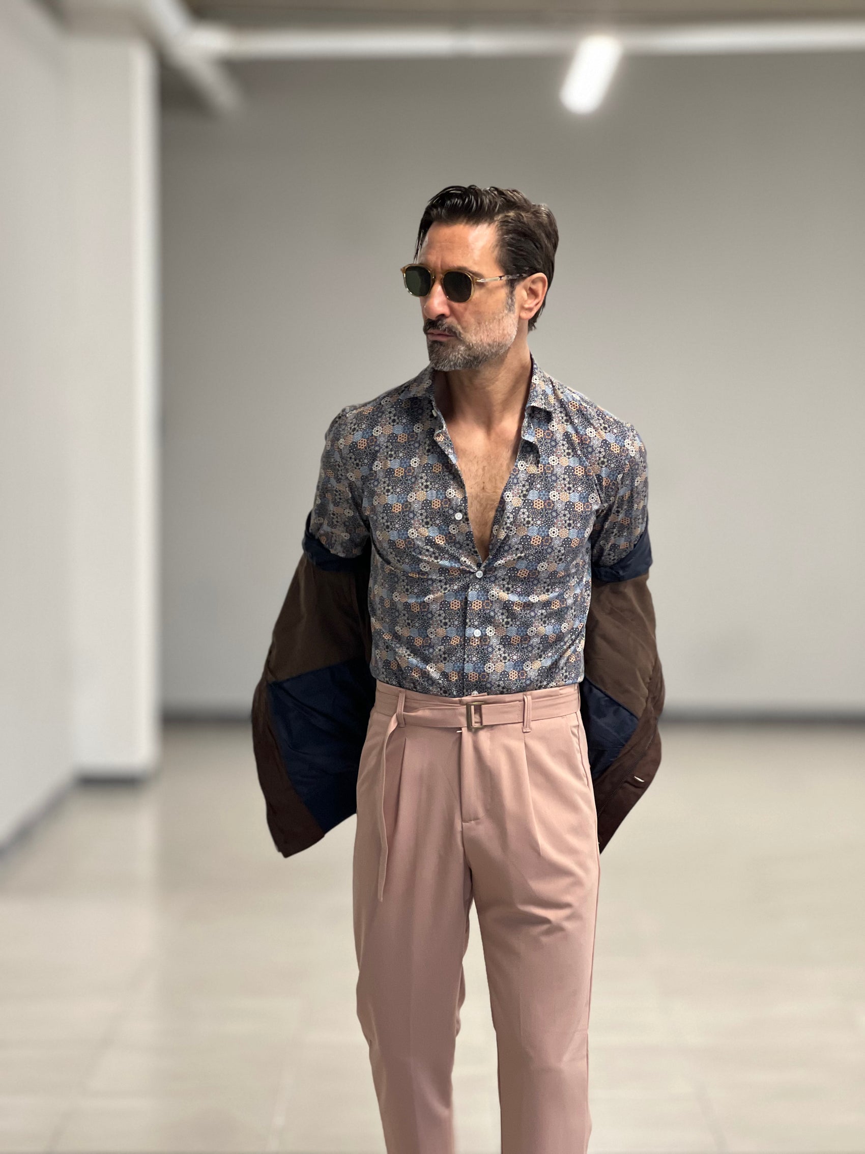 PANTALONE  PINCES  SALMONE   VISCOSA G PLAY