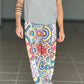 BLACK CHAIN ​​VISCOSE TROUSERS