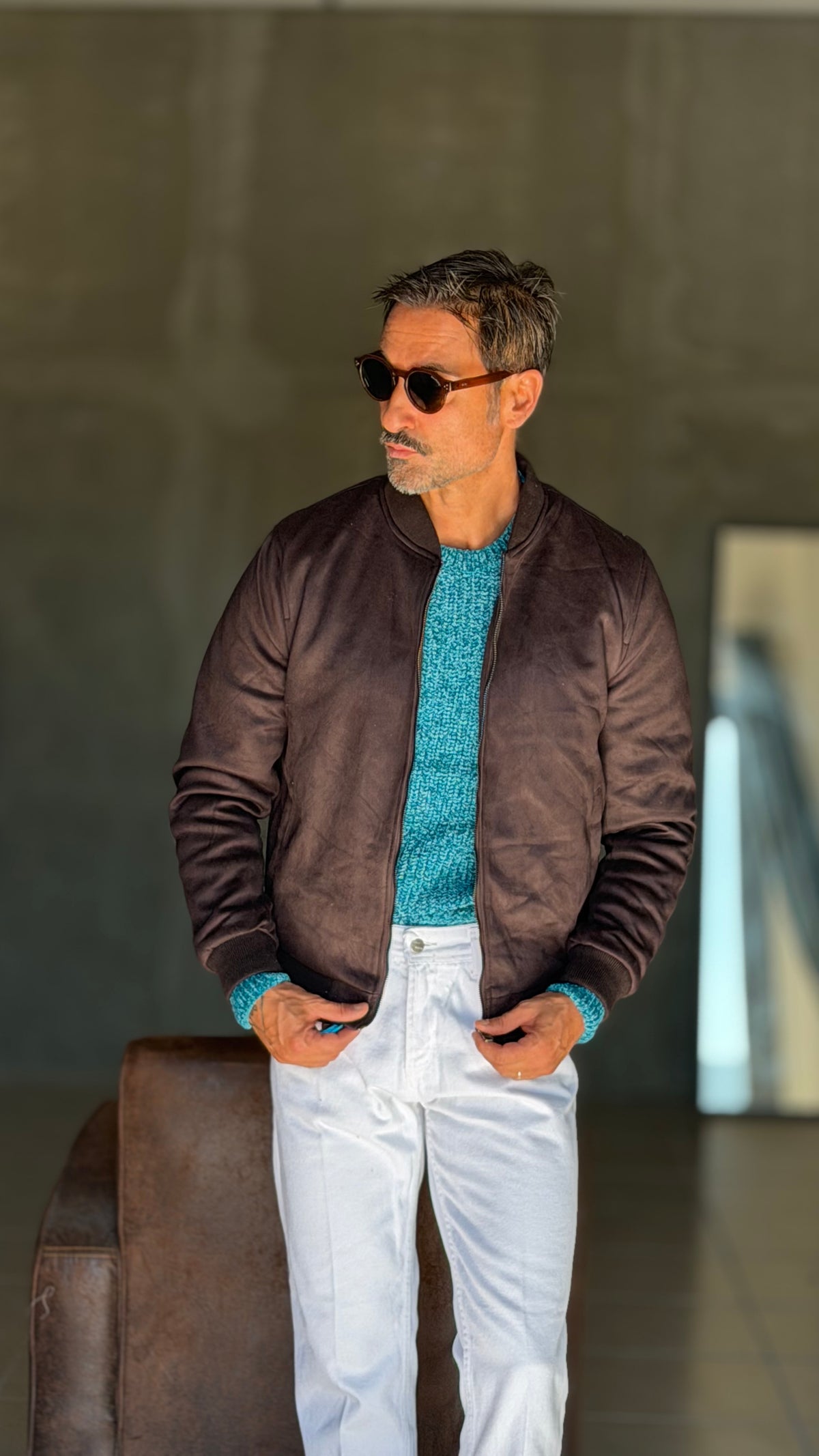 ECORENNA ECRU' BOMBER JACKET