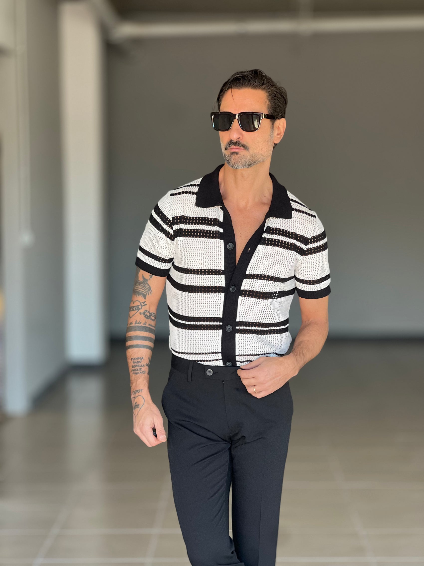 POLO CAMICIA RIGA NERA XAGON