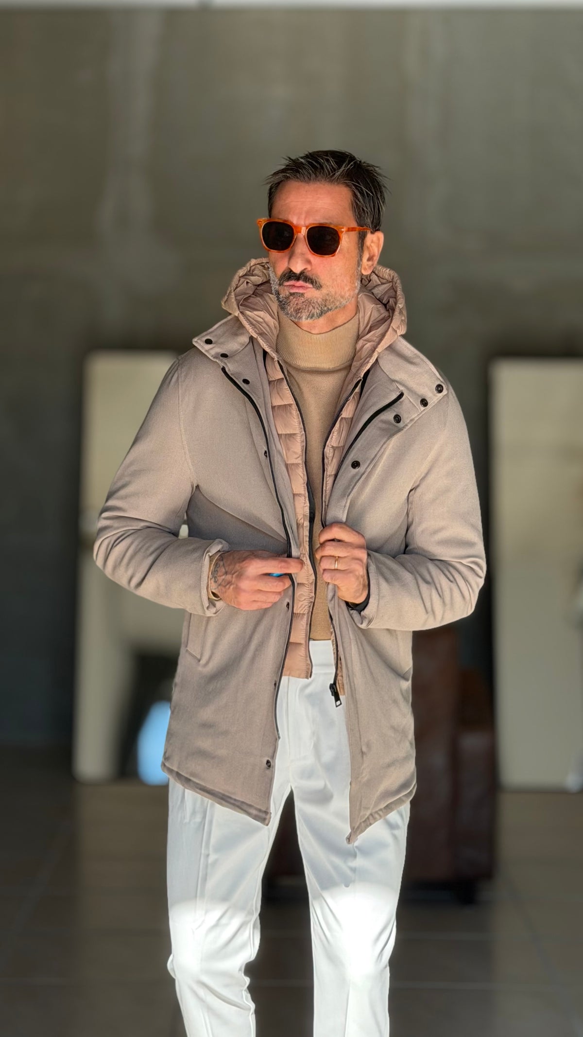 ECORENNA ECRU' BOMBER JACKET