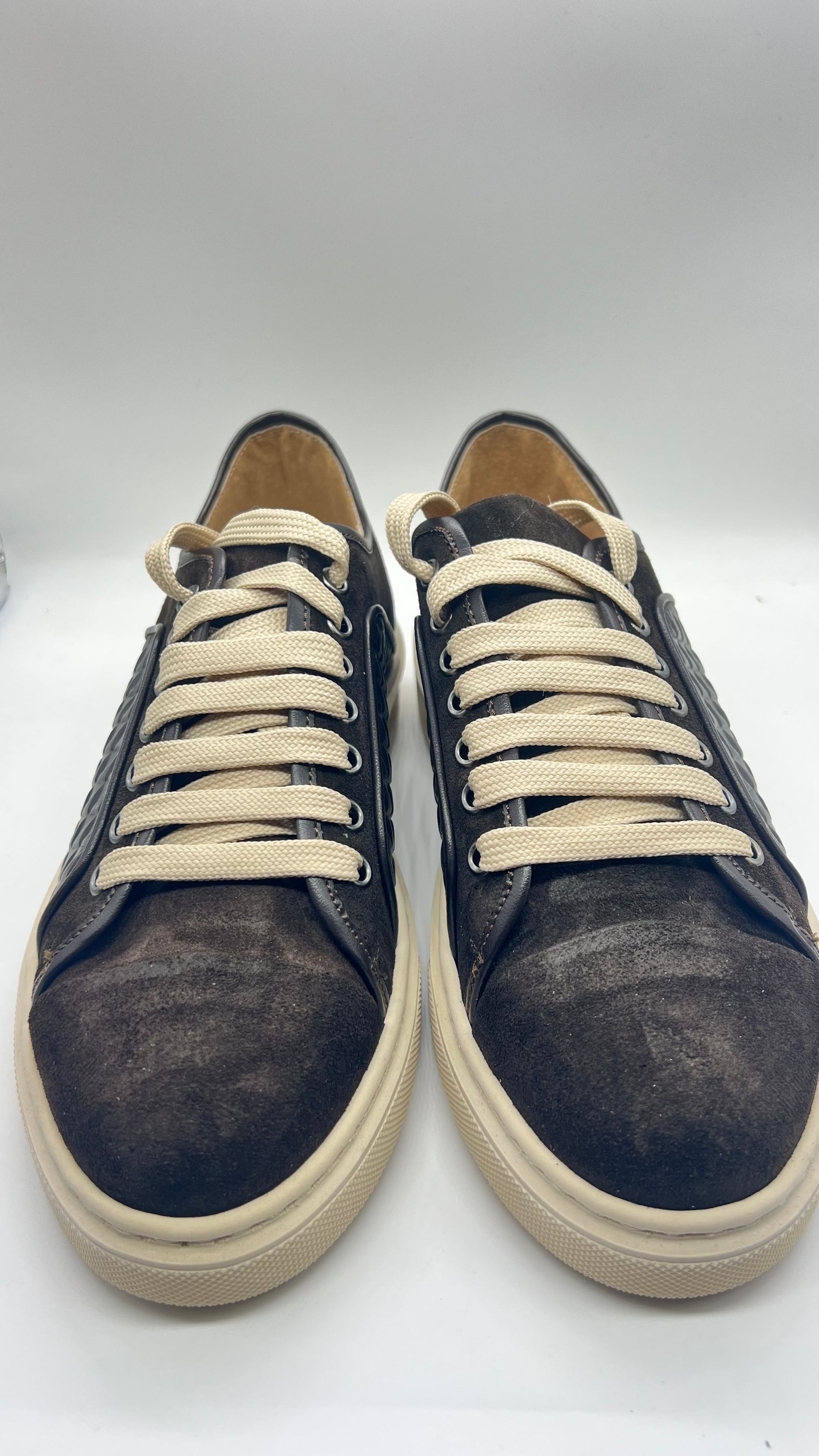 SNEAKER MORO PELLE E CAMOSCIO