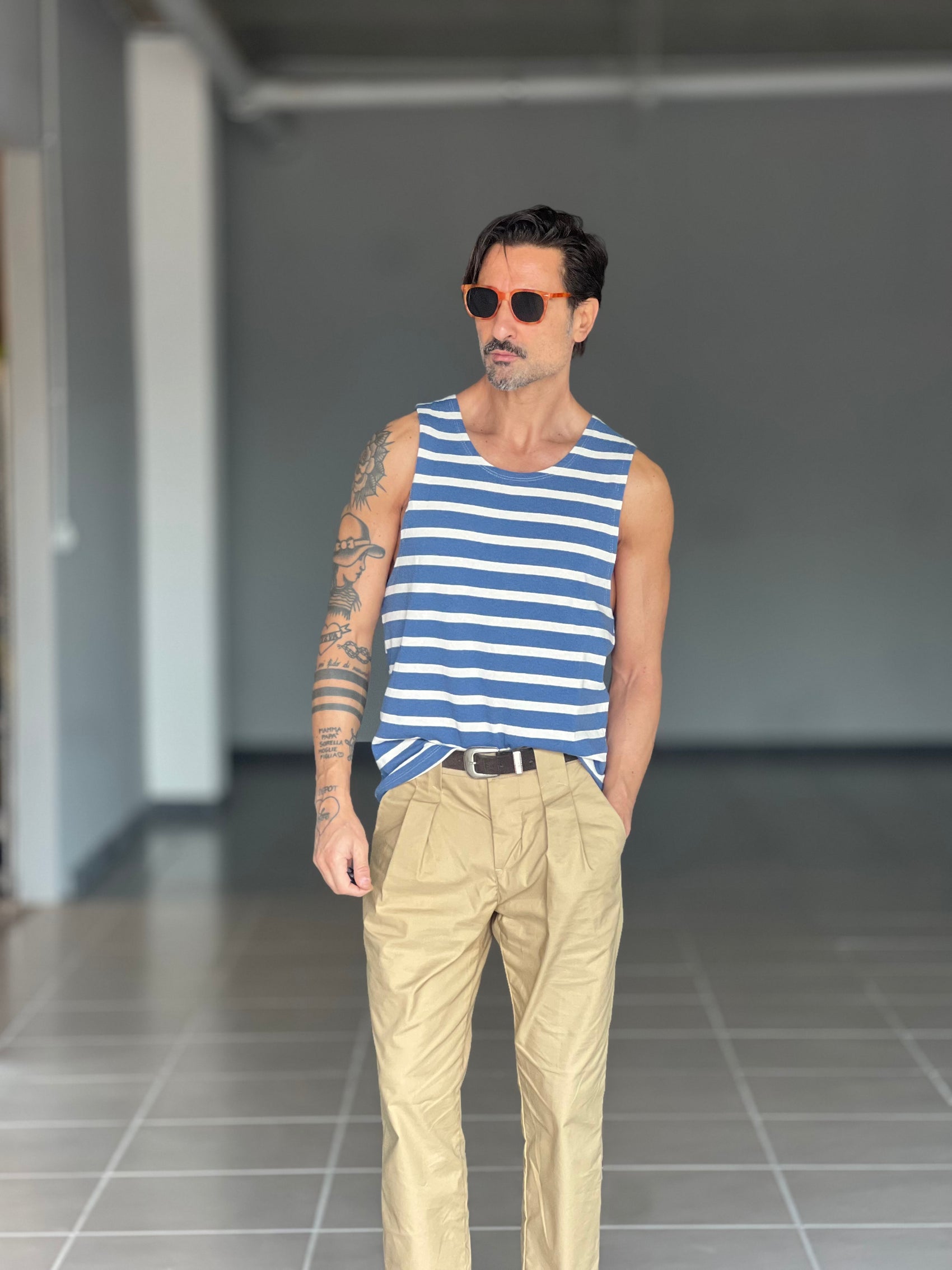 BOAT NECK T SHIRT