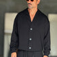 WHITE VISCOSE TROUSERS WITH REGULAR BOTTOM