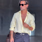 CAMICIA GIALLA LIMONE   LINO