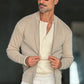 BOMBER FELPA BEIGE  IMBOTTITO