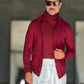 WHITE VISCOSE TROUSERS WITH REGULAR BOTTOM