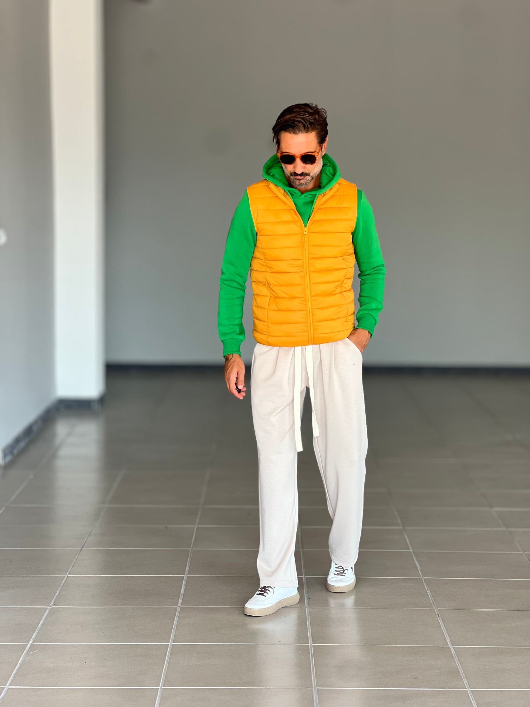 GILET  PIUMINO SENAPE