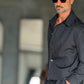 GIUBBINO CAMICIA NERO CROP 510 (abbinabile al pantalone baloon 510 )