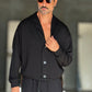 WHITE VISCOSE TROUSERS WITH REGULAR BOTTOM