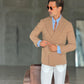 GIACCA DOPPIOPETTO CAMMELLO BOTTONE ORO (ABBINABILE AL PANTALONE 00130)