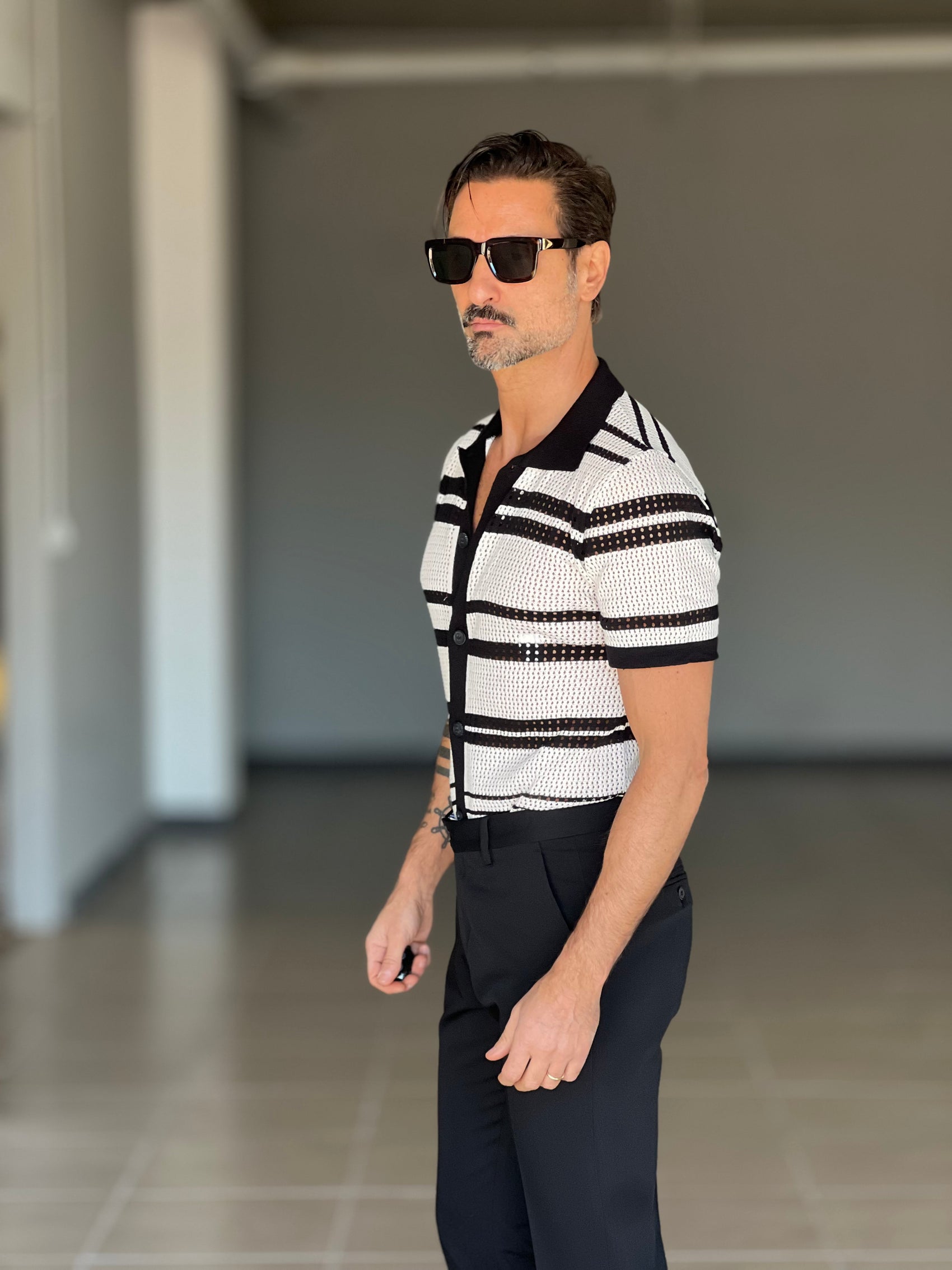 POLO CAMICIA RIGA NERA XAGON