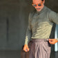 WHITE VISCOSE TROUSERS WITH REGULAR BOTTOM