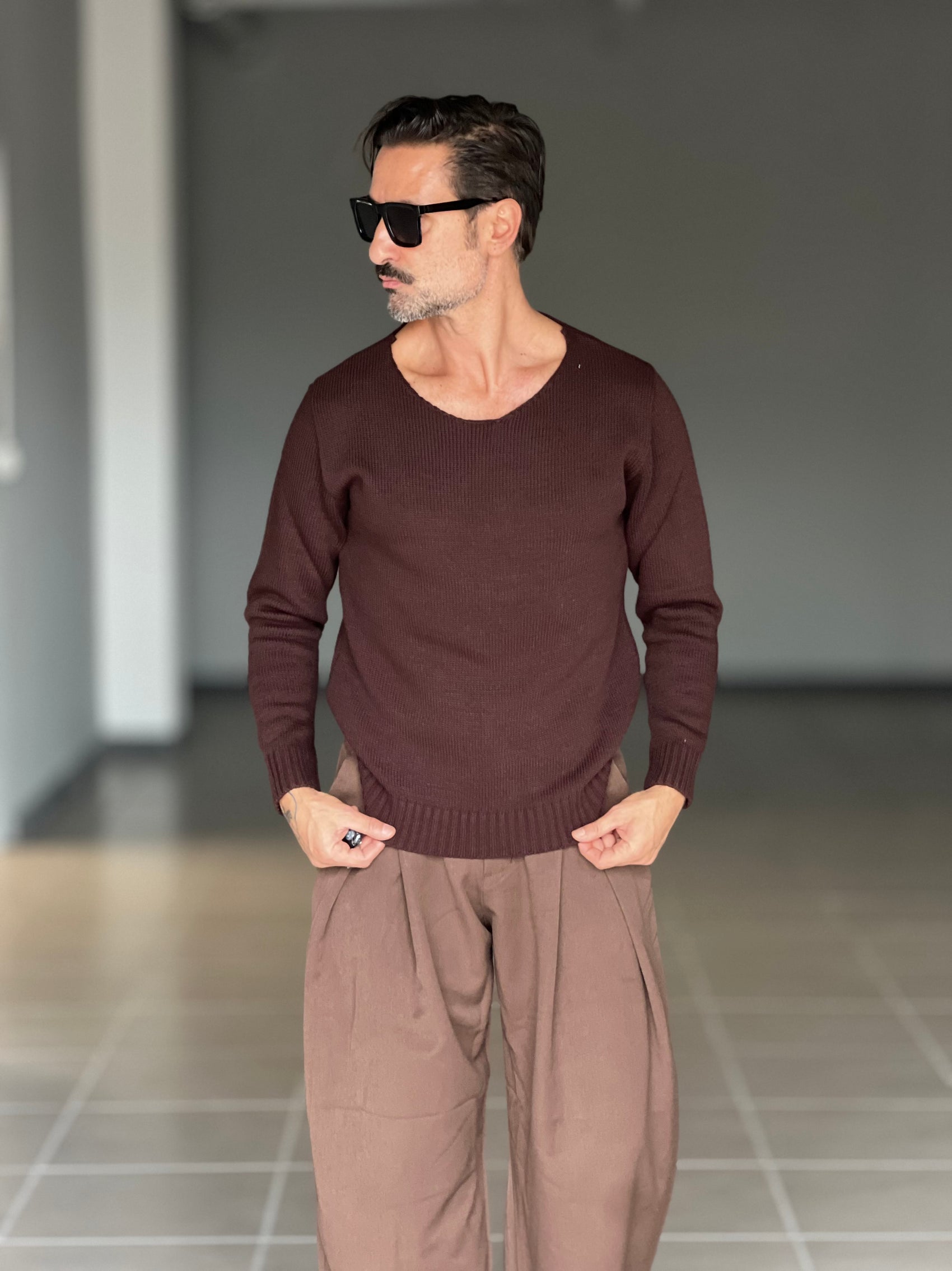 MAGLIA  MORO SCOLLO BARCA VISCOSA E MISTI