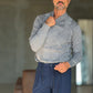 PULLOVER GRIGIO MEZZO COLLO TRECCIA VISCOSA